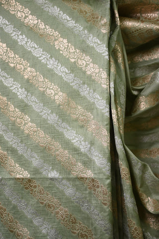 Pastel Green Banarasi Silk Saree-SRSPGBSS27