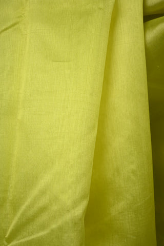 Yellow Chanderi Silk Saree-SRYCSS32