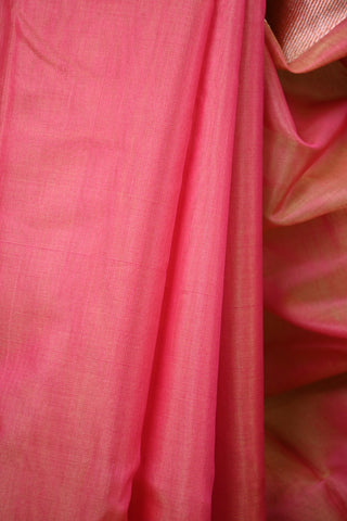 Two Tone Pink Chanderi Silk Saree-SRTTPCSS31