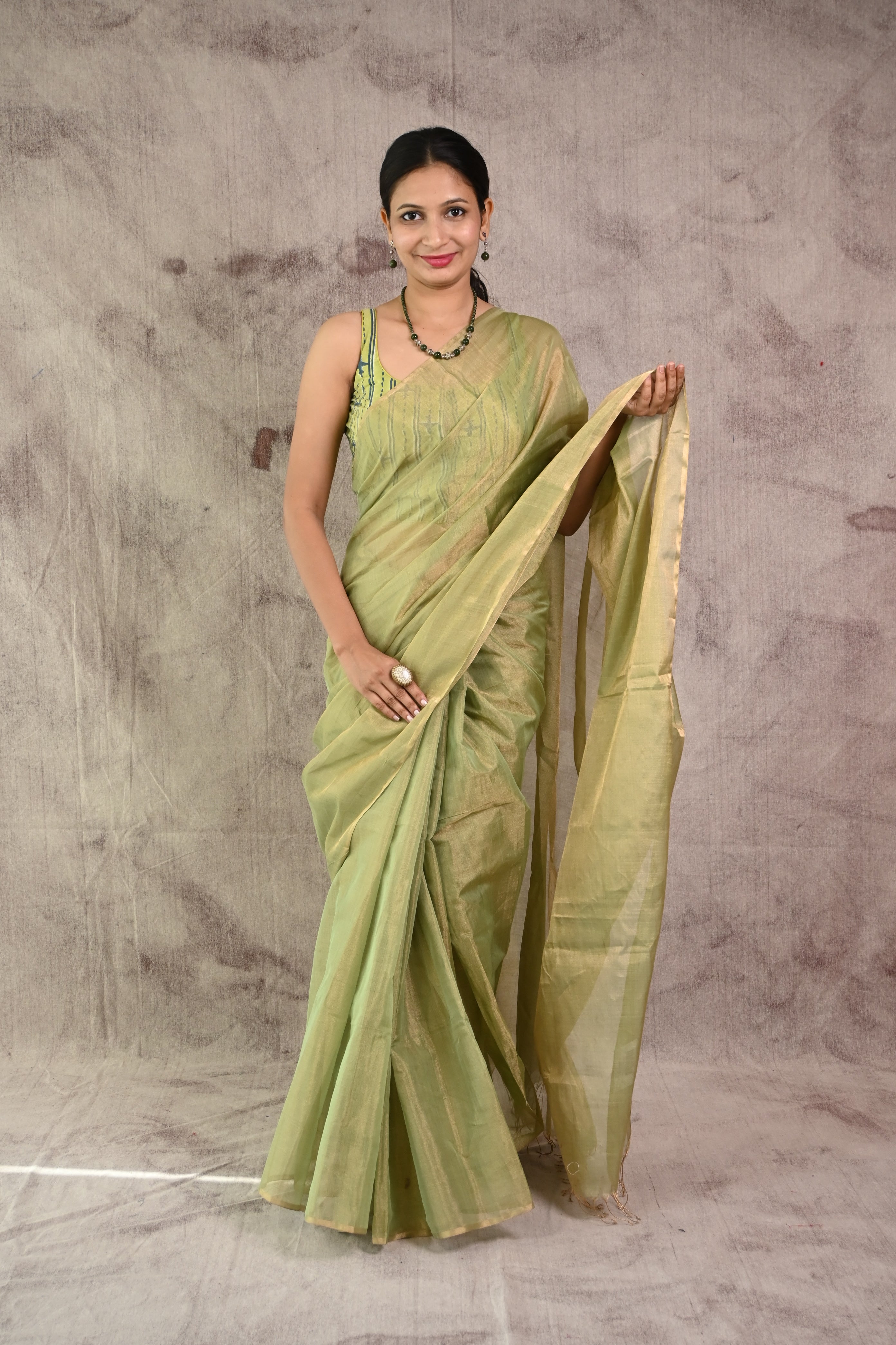 Buy Off White Handwoven Tissue Silk Saree For Women by Juanita by Shubhda  Online at Aza Fashions.