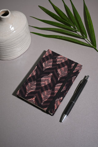 Black HBP Diary With Shell Print