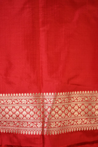Red Banarasi Silk Saree - SRRBSS42