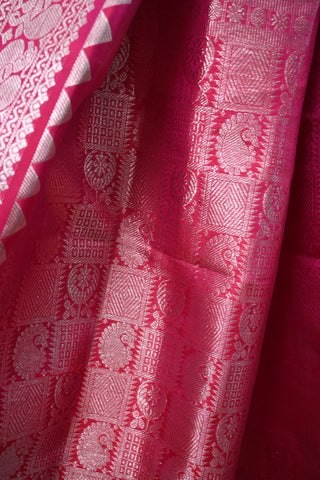 Rani Pink Venkatagiri Silk Saree-SRRPVSS11