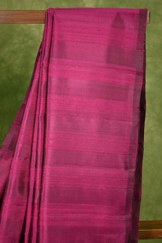 Magenta Raw Silk Saree With Soft Silk Pallu- SRDPRSSS4