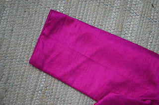 Rani Pink Raw Silk Blouse