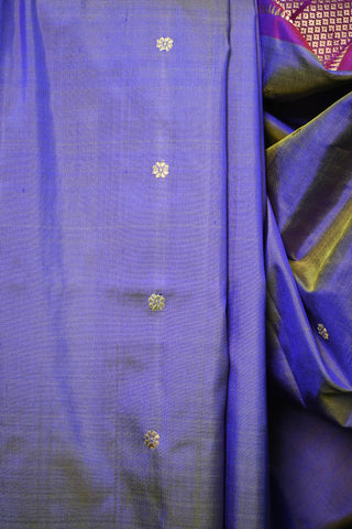 Two Tone Lavender Silk Paithani Saree - SRTTLSPS86
