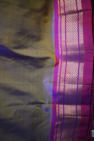 Two Tone Lavender Silk Paithani Saree - SRTTLSPS86