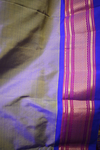 Two Tone Lilac Silk Paithani Saree - SRTTLSPS89