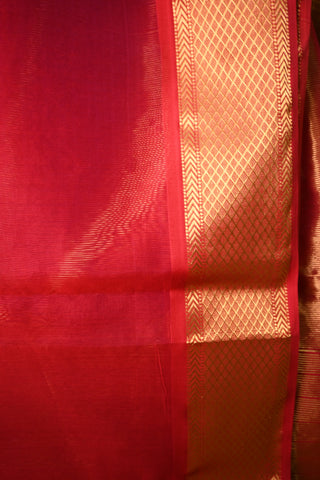 Yellow Kanjeevaram Silk Saree With Aqua Blue Border