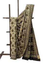 Beige HBP Cotton Saree - SRBCS1714