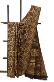 Beige HBP Cotton Saree - SRBCS1773