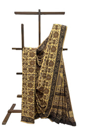 Beige HBP Cotton Saree - SRBCS1796