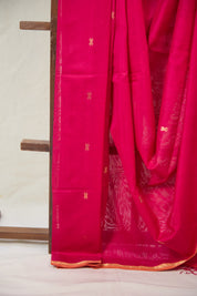 Rani Pink Maheshwari Saree - SRRPMS1069