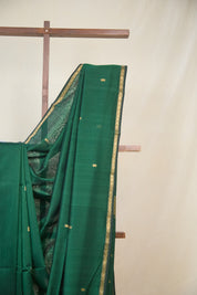Green Maheshwari Saree - SRGMS1068
