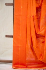Orange Maheshwari Saree - SROMS1066