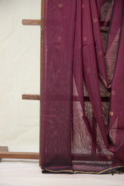 Wine Maheshwari Saree - SRWMS1067