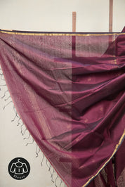 Wine Maheshwari Saree - SRWMS1067