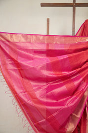 Brick Maheshwari Saree - SRBMS1078