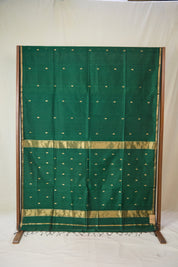 Green Maheshwari Saree - SRGMS1068