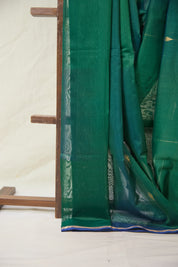 Green Maheshwari Saree - SRGMS1065