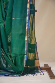 Green Maheshwari Saree - SRGMS1065