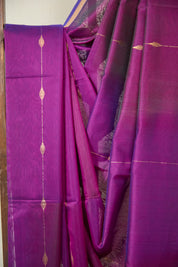 Purple Maheshwari Saree - SRPMS1062