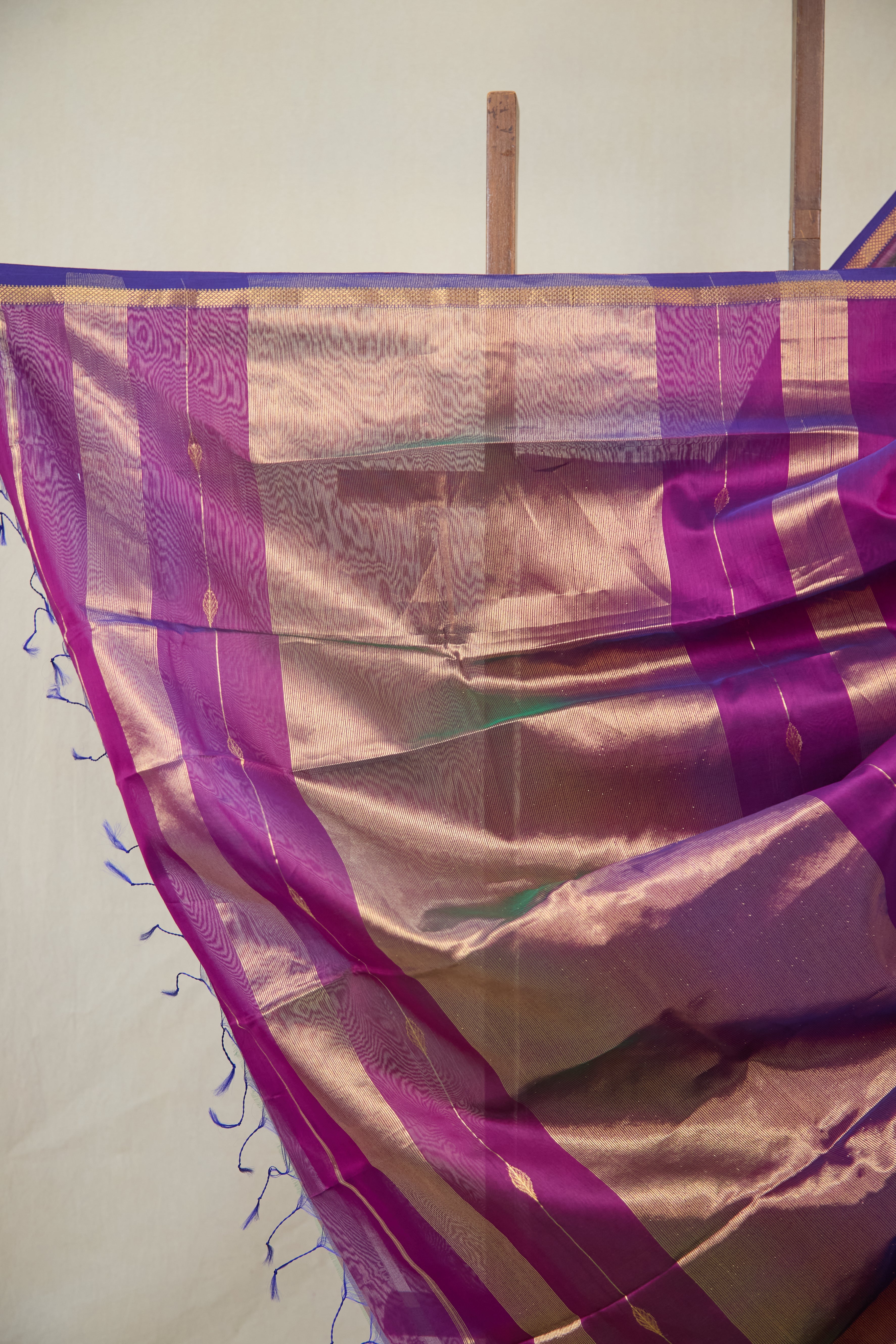 Purple Maheshwari Saree - SRPMS1062