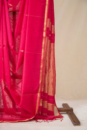 Pink Maheshwari Saree - SRPMS1061