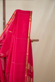 Pink Maheshwari Saree - SRPMS1061
