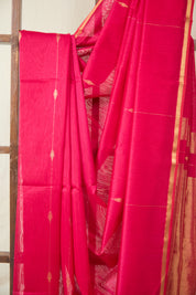 Pink Maheshwari Saree - SRPMS1061