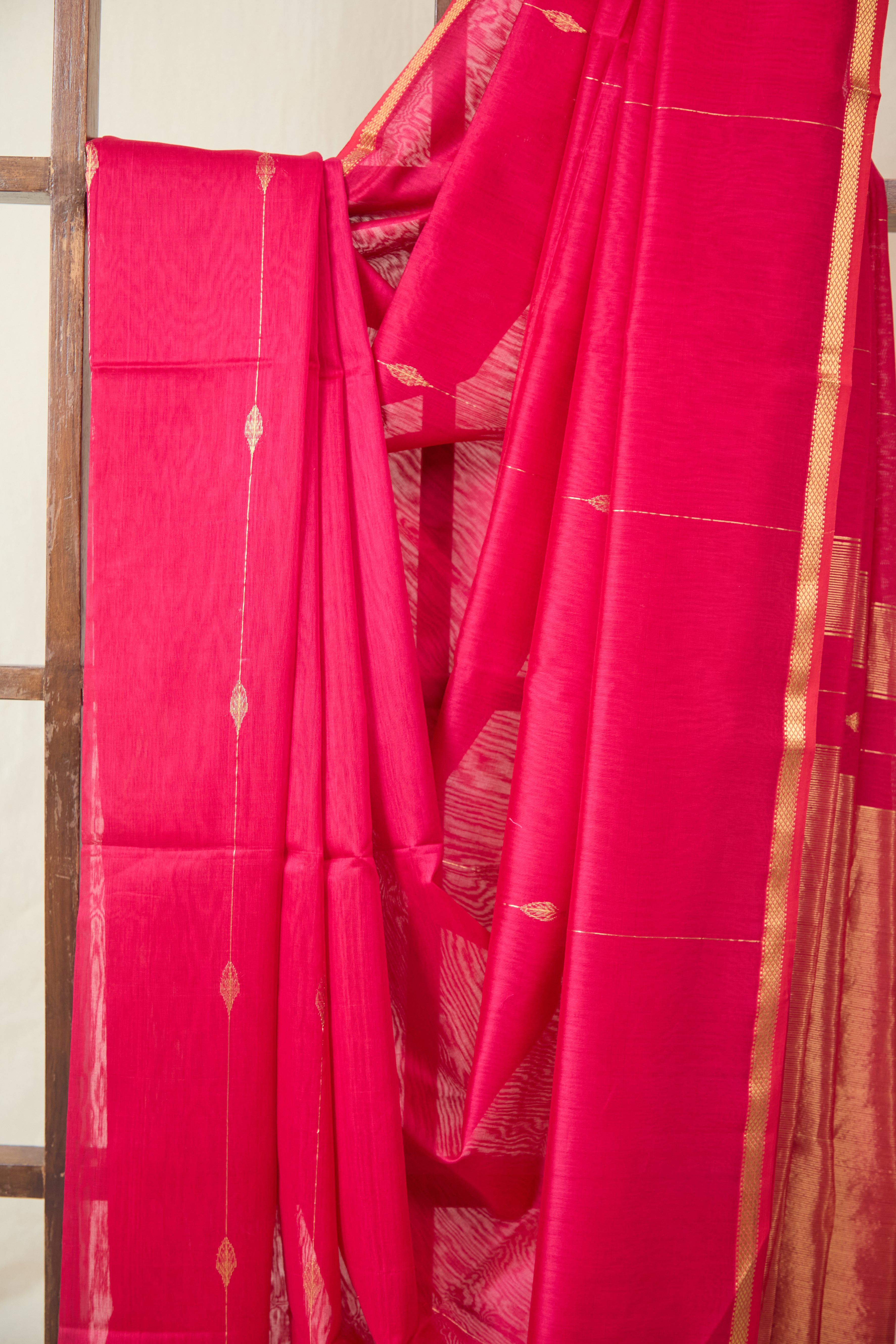 Pink Maheshwari Saree - SRPMS1061