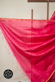 Pink Maheshwari Saree - SRPMS1061