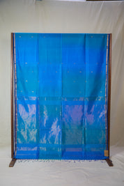Blue Maheshwari Saree - SRBMS1059