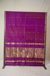 Purple Maheshwari Saree - SRPMS1062