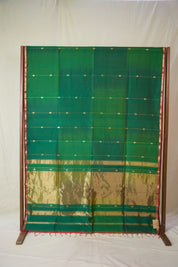 Green Maheshwari Saree - SRGMS1063