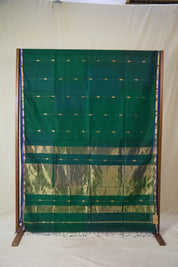 Green Maheshwari Saree - SRGMS1065