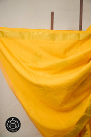 Yellow Cotton Paithani Saree - SRYCPS735