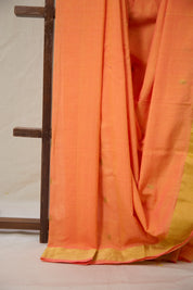 Orange Cotton Paithani Saree - SROCPS733