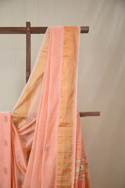Peach Cotton Paithani Saree - SRPCPS728