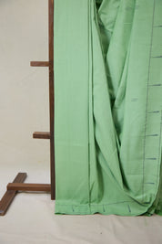 Mint Green Cotton Paithani Saree - SRMGCPS721