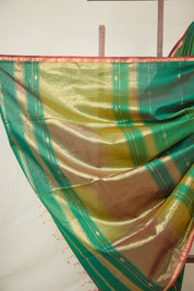 Green Maheshwari Saree - SRGMS1063