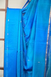 Blue Maheshwari Saree - SRBMS1059