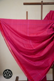 Magenta Cotton Paithani Saree - SRMCPS722