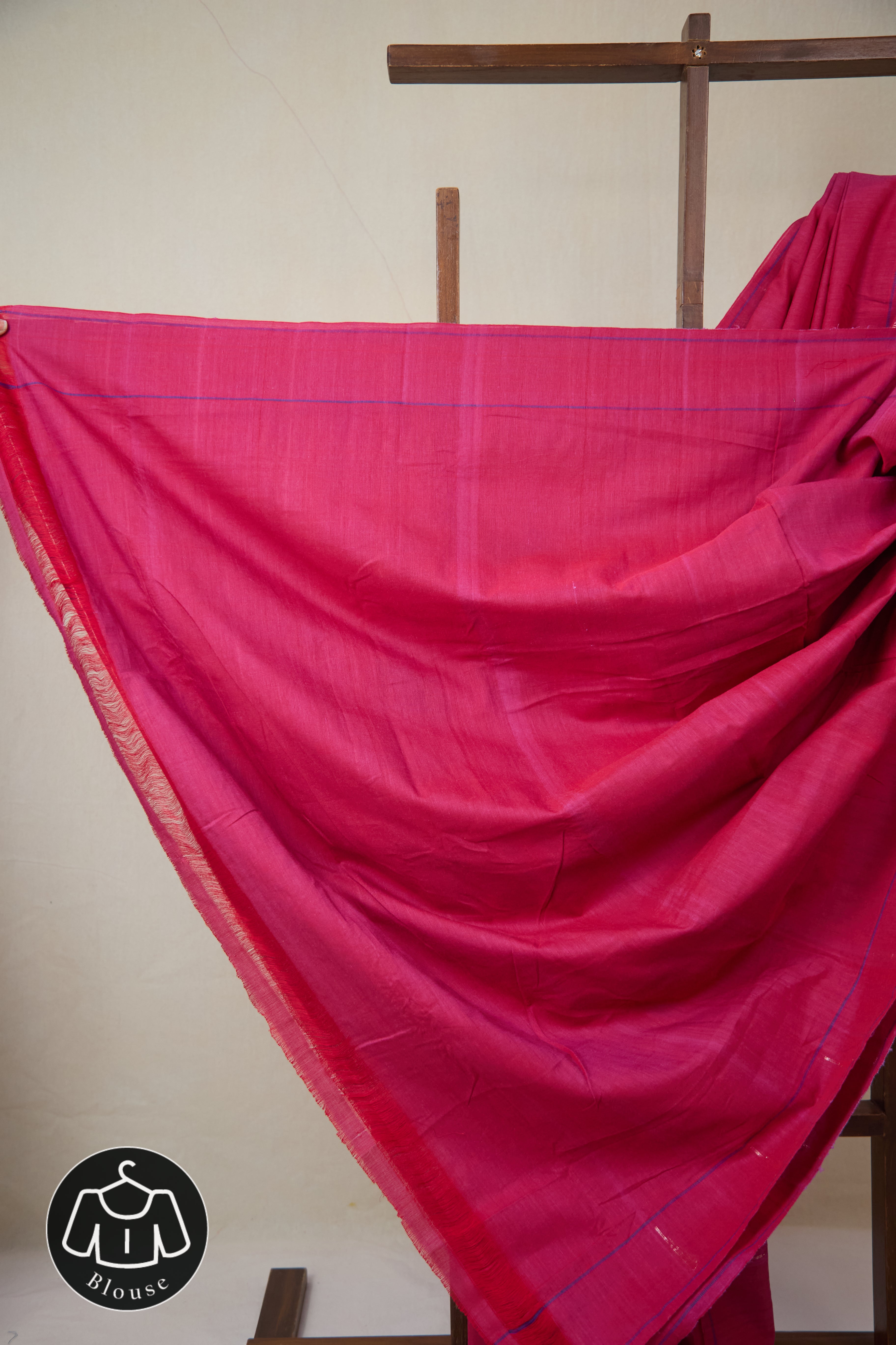 Magenta Cotton Paithani Saree - SRMCPS722