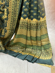 Teal Blue HBP Modal Silk Saree - SRTBMSS199