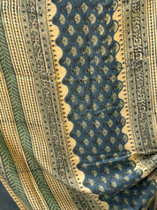 Teal Blue HBP Modal Silk Saree - SRTBMSS199