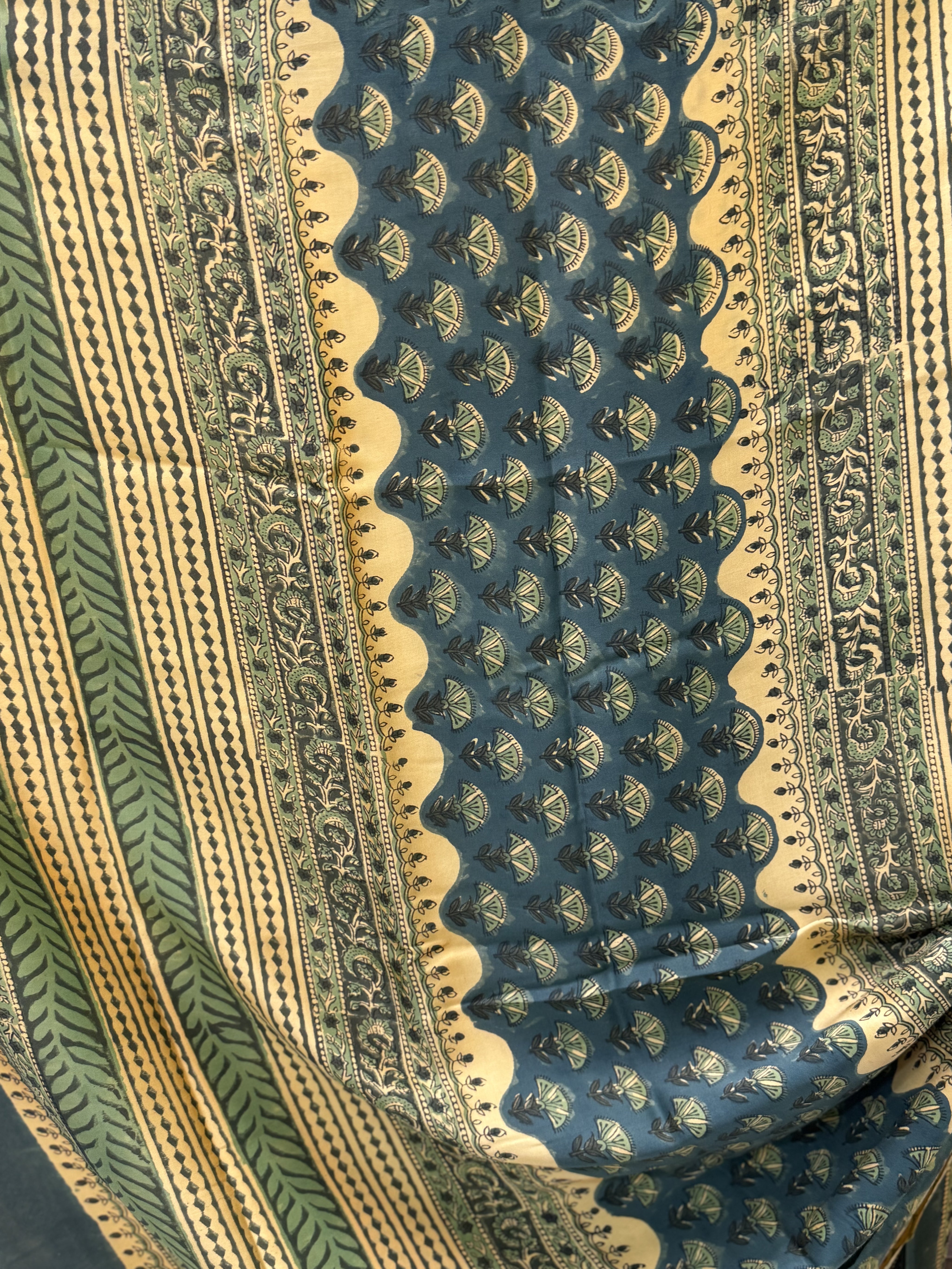 Teal Blue HBP Modal Silk Saree - SRTBMSS199