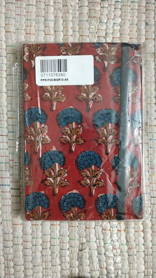 Red HBP Diary With Blue Floral
