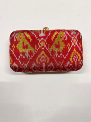 Maroon Patola Clutch- SRMPC18