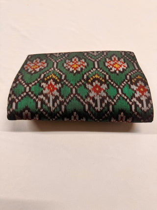 Peacock Green Patola Clutch- SRPGPC37